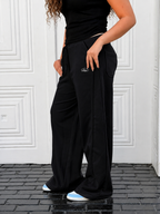 Woman Wide Leg Sweat Pants