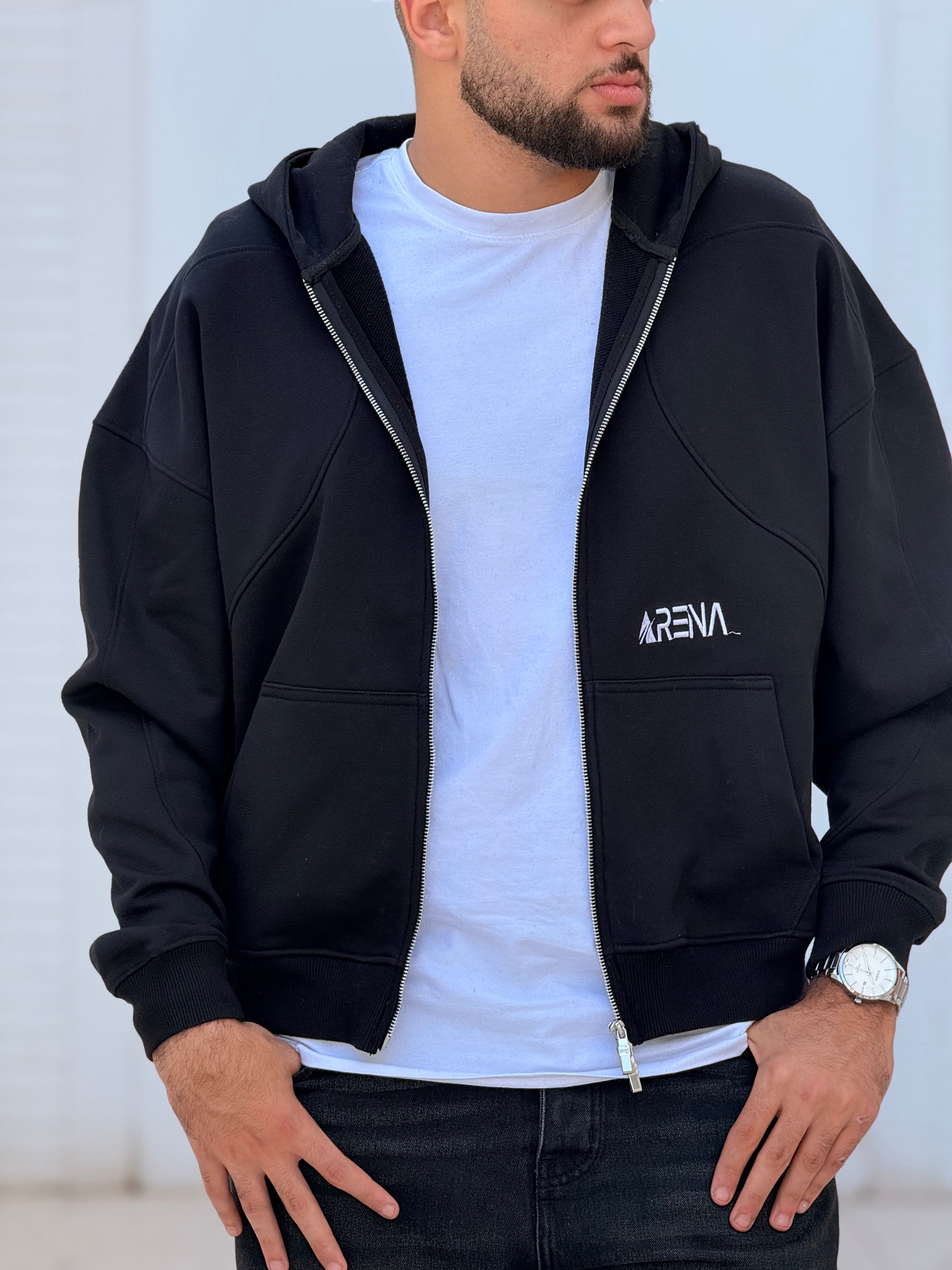 Black Boxy Zipper