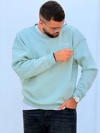Mint Green Round Hoodie