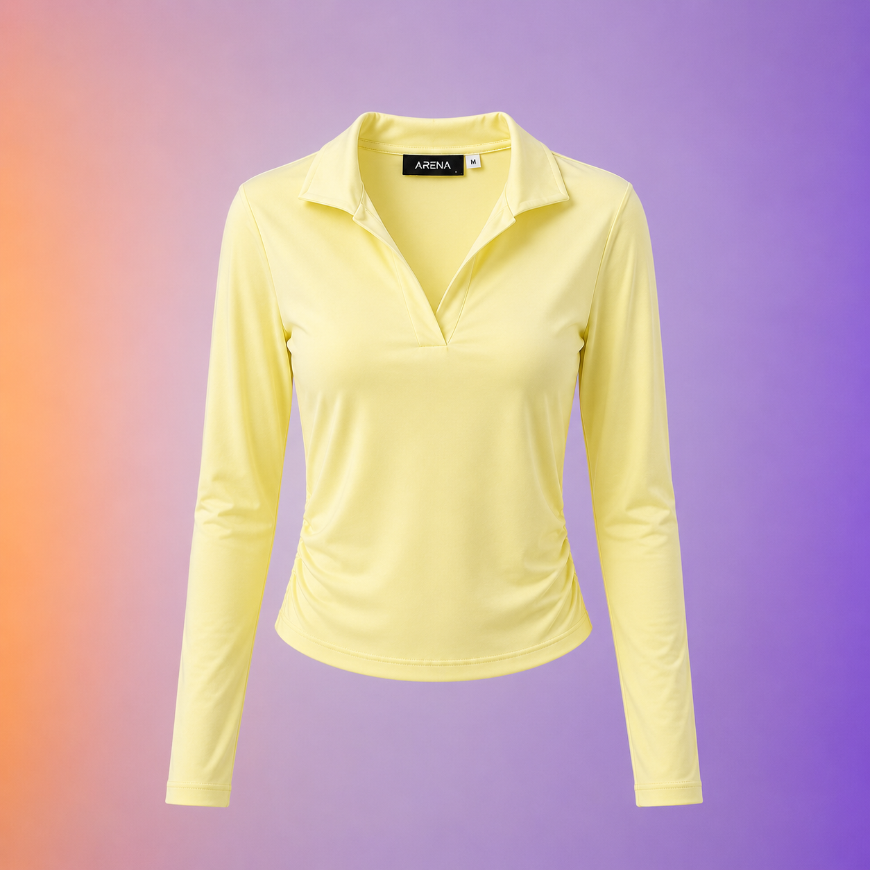 Woman top v neck long sleeve