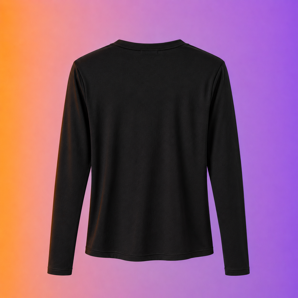 Woman Top square neck long sleeve
