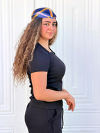 Women Top Square Neck Short Sleeve