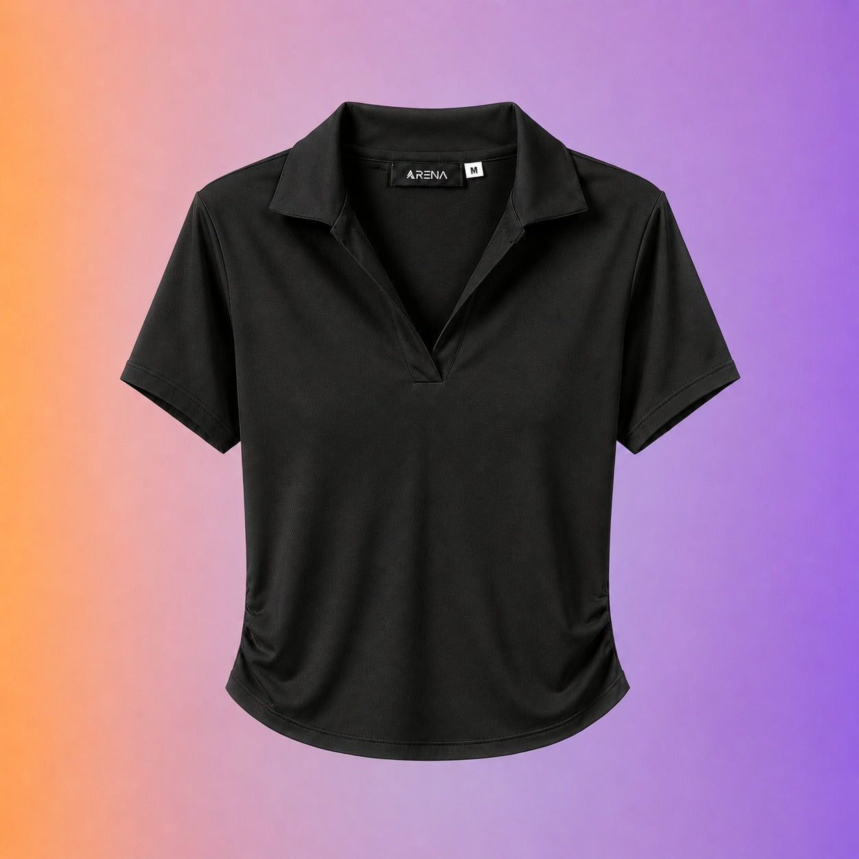 Woman top v neck short sleeve